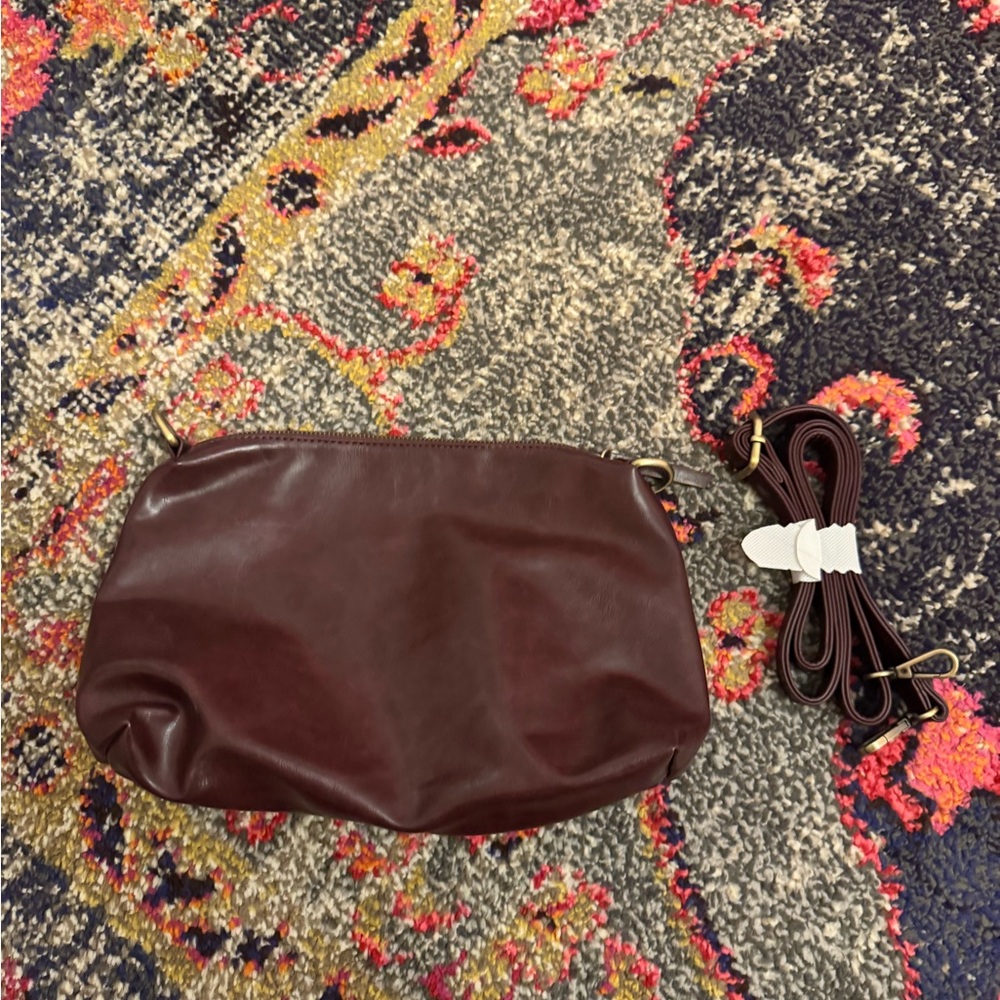 Joy Susan Deep Burgundy Crossbody Bag